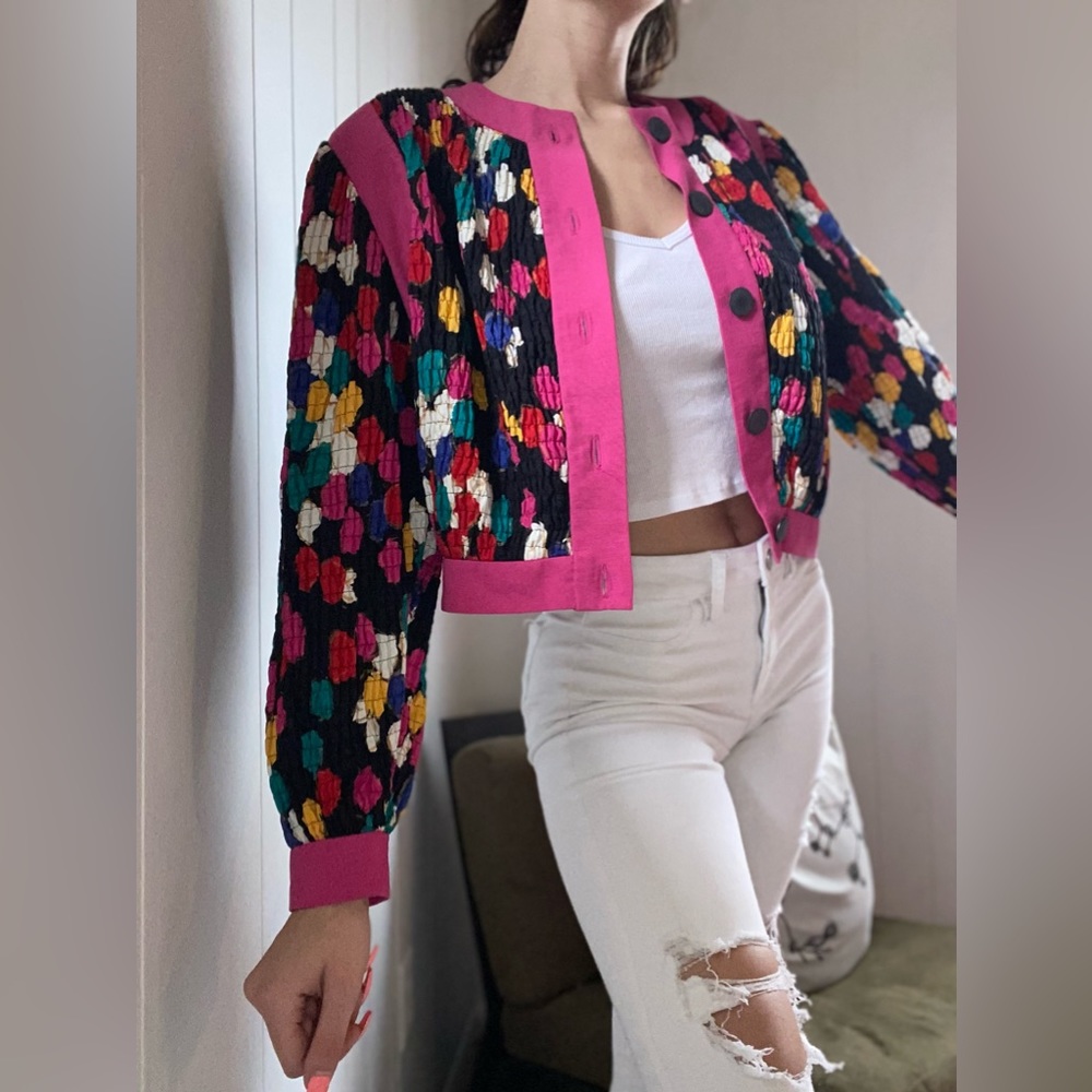 colorful vintage jacket